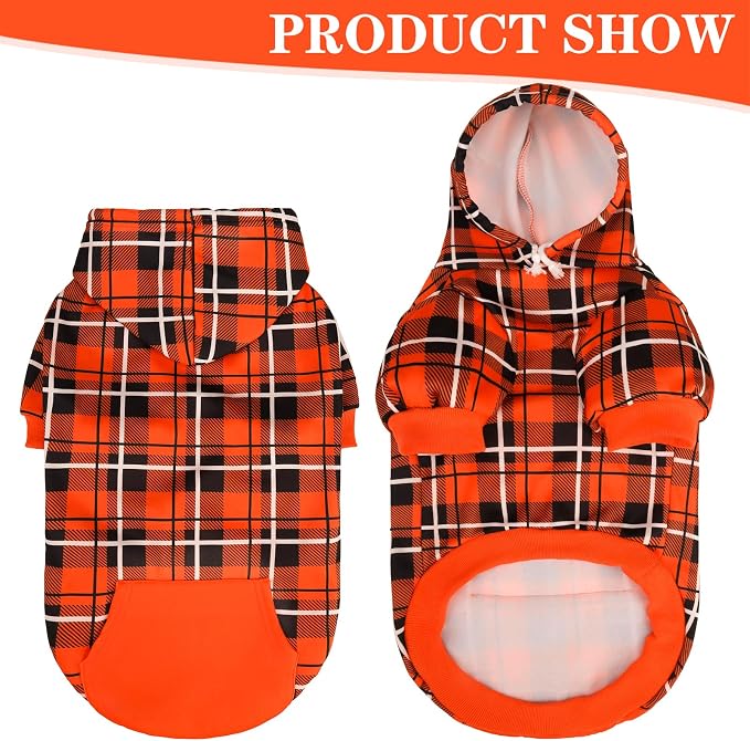 EXPAWLORER Plaid Dog Hoodie - Image 5
