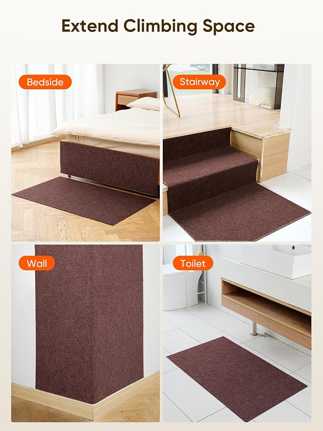 Cat Scratch Mat Furniture Protector, Eco-Friendly DIY Trimmable Self-Adhesive - Image 3
