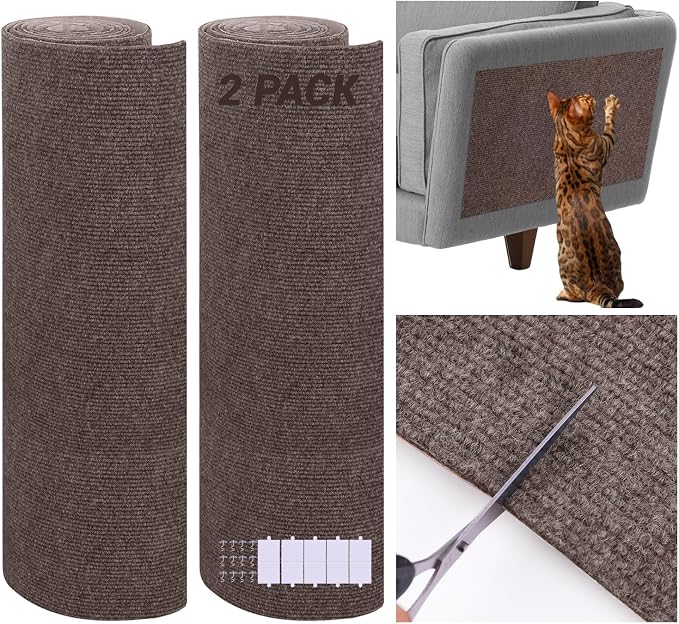 2 Pack Cat Scratch Furniture Protector Trimmable DIY Climbing Scratching by Unknown