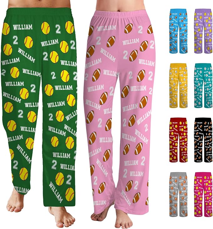 Personalized Face Pajama Pants for Men Women Custom Photo Printed Pajamas by MYESCUSTOM