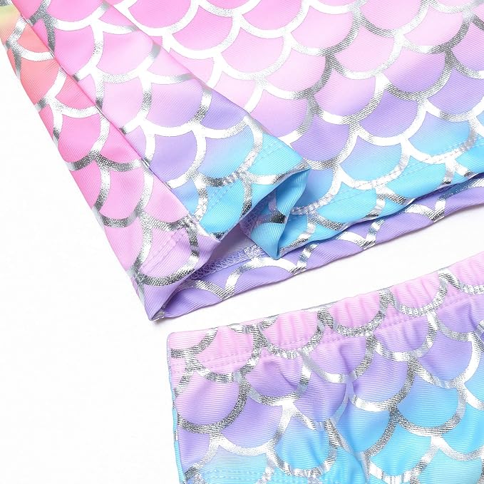 Jxstar Girls 2-Piece Bathing Suit Unicorn Swimsuits Swimwear Tankini - Image 6