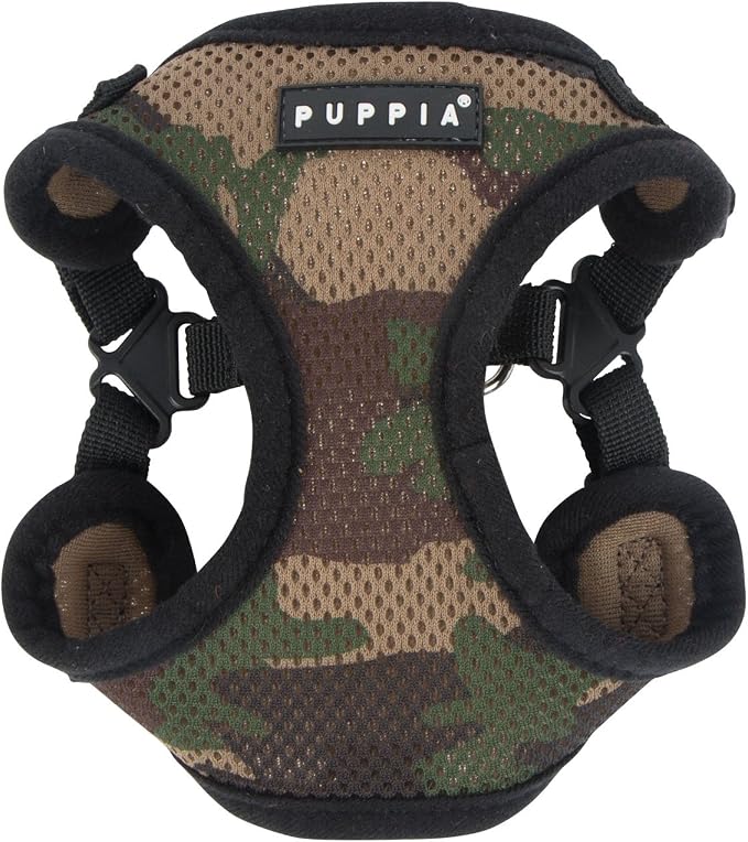 Puppia PARA-HC1533-CA-XL Camo Soft Harness C Pet-Vest-Harnesses by PUPPIA