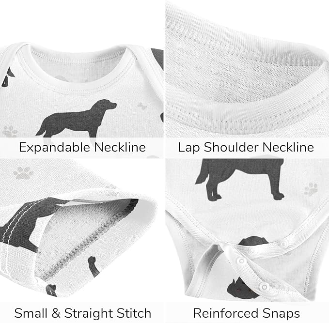 Baby Clothes Set Infant Bodysuits Pants Sets 0-24M - Image 4