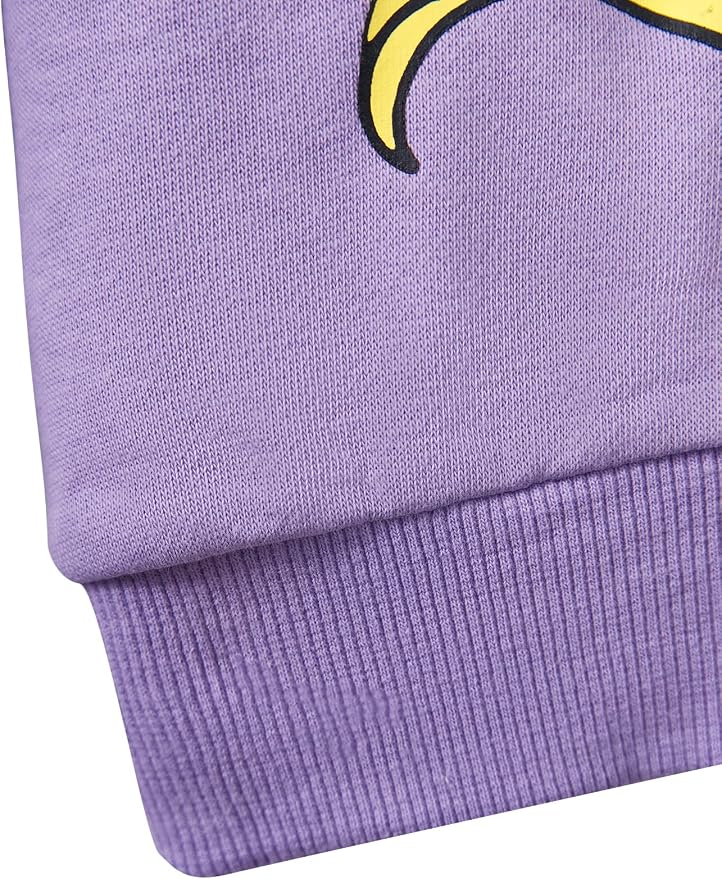 Little Girls Unicorn Outfits 2 Piece Kids Ruffle Sleeve Sweatshirt + Leggings - Image 4