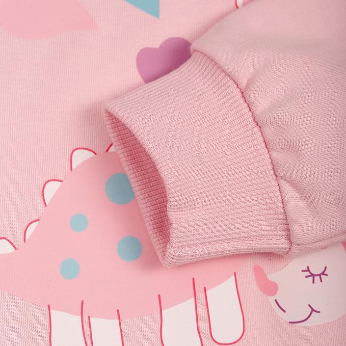 RETSUGO Toddler Baby Girls Sweatshirts Casual Pullover Crewneck Winter Long - Image 4