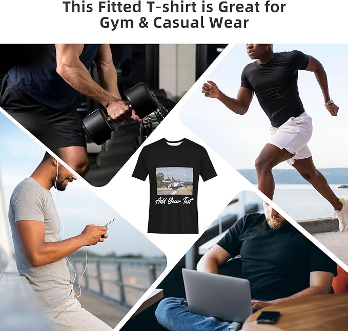 Custom T Shirts with Face Photo Text Pet Shirt - Image 5