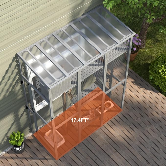 Cat Catio, Large Catio Outdoor Cat Enclosure, Window Enclosure - Image 3