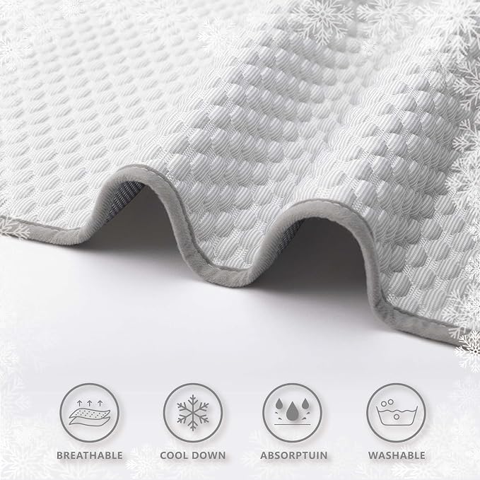MICROCOSMOS Pet Cooling Mat & Sleeping Pad- Breathable Bubble Surface, EZ - Image 3