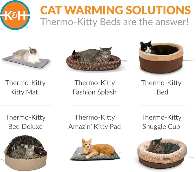 K&H Pet Products Self-Warming Cat Bed Pad, Self Heating Pad - Image 8
