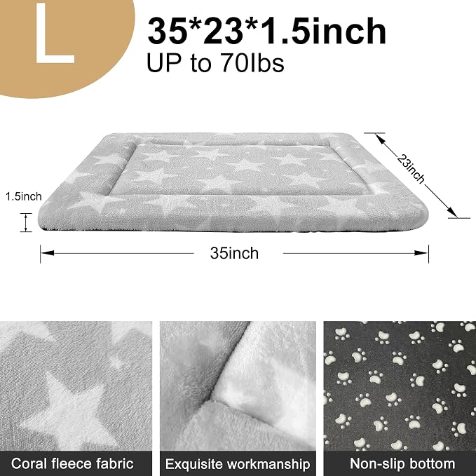 Dog Bed Mat – Soft & Comfortable Dog Kennel Pad - Image 3