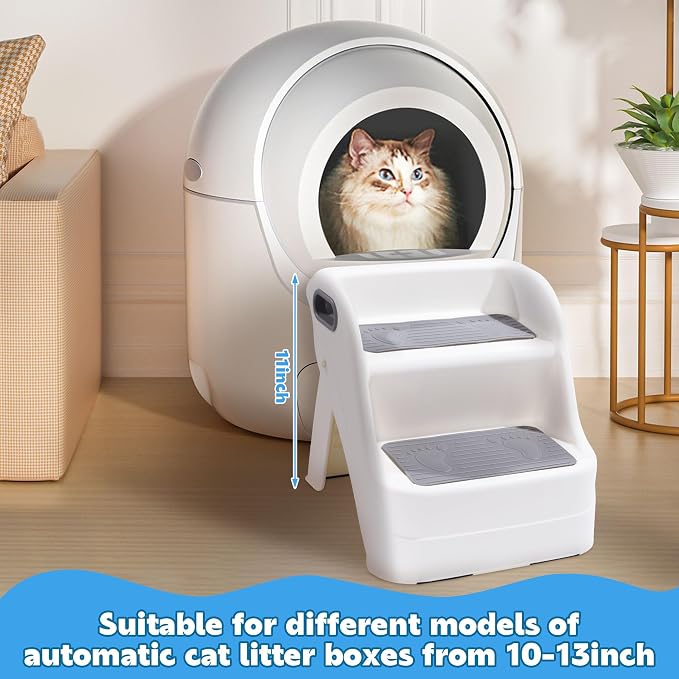 BALAPET Cat Ramp for Litter Box Litter Box Ramp Custom Fit for Automatic Cat - Image 3