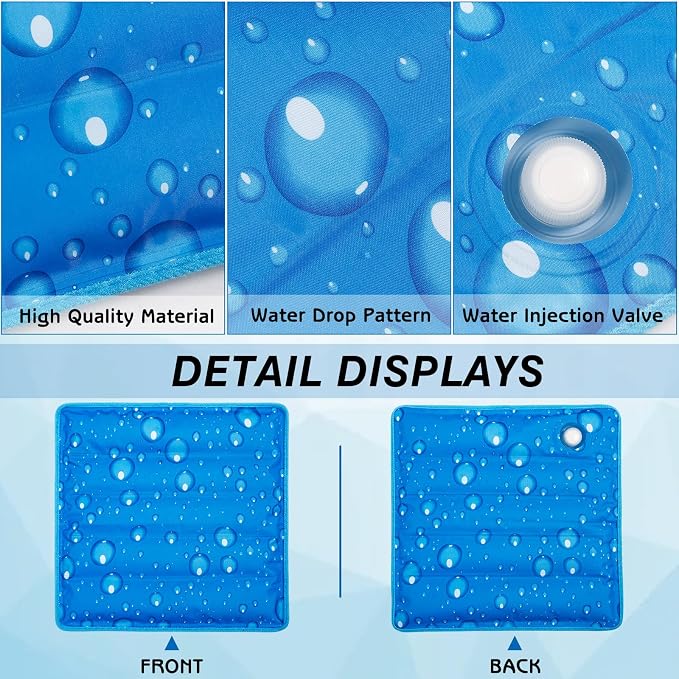 Dog Cooling Mat Water Injection Pet Cool Pads Dogs & Cats Pet Cooling Blanket - Image 2