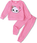 Jecson Toddler Girl Fall Clothes: Soft Outfits Set Embroidered Knit Top & by WarmthLoveinStitches