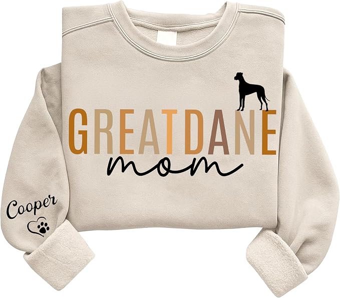 Personalized Dog Sweatshirt for Pet Lovers, Custom Name Crewneck, Cozy Gift for by Unknown