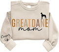 Personalized Dog Sweatshirt for Pet Lovers, Custom Name Crewneck, Cozy Gift for by Unknown
