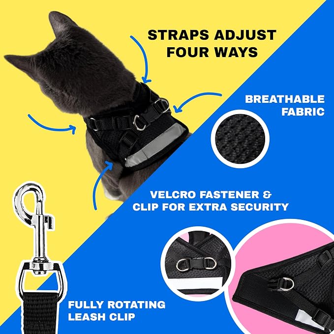Travel Cat Harness and Leash Set - Image 3