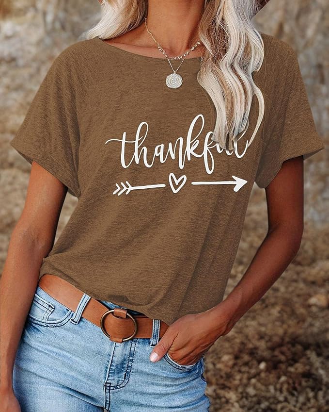 NIUBIA Women's T Shirts Summer Tops Simple Heart Graphic Shirts Sayings Short - Image 6