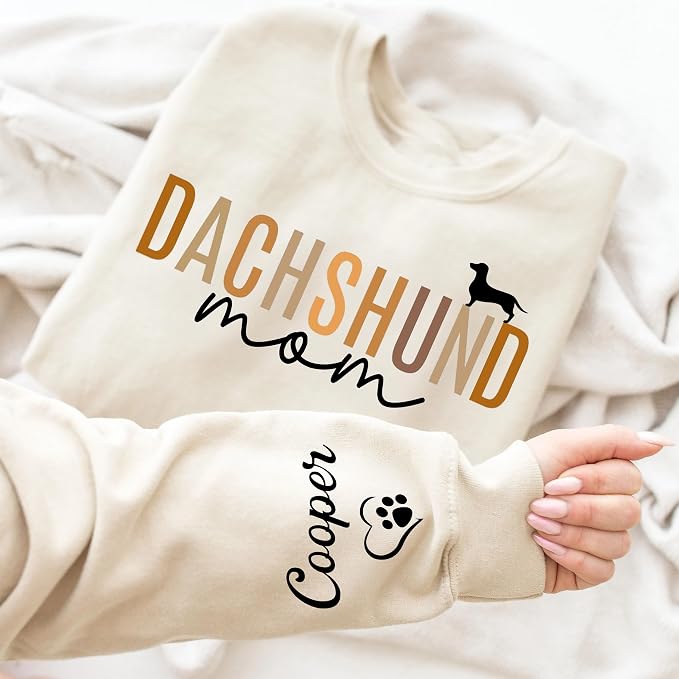 Personalized Dog Sweatshirt for Pet Lovers, Custom Name Crewneck, Cozy Gift for - Image 4