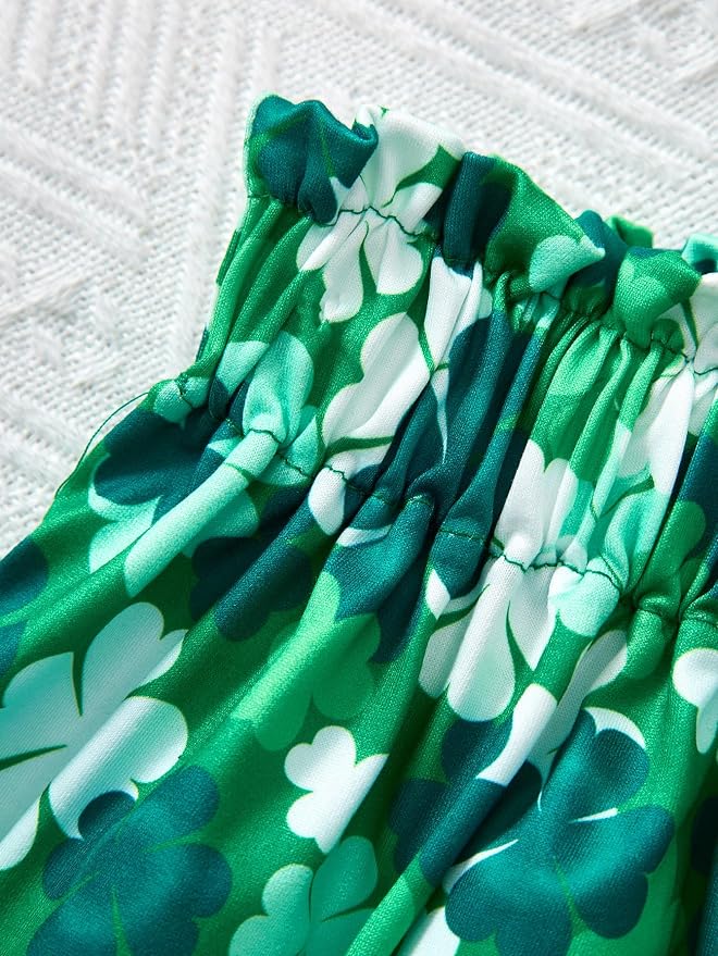 Akyzic Little Girl Skirt Outfit Two Piece Spring Summer Outfit Butterfly Dress - Image 5