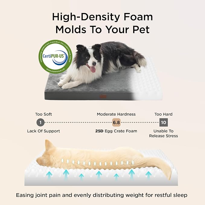 Bedsure ComfyFleece XL Dog Bed for Crate - Image 3
