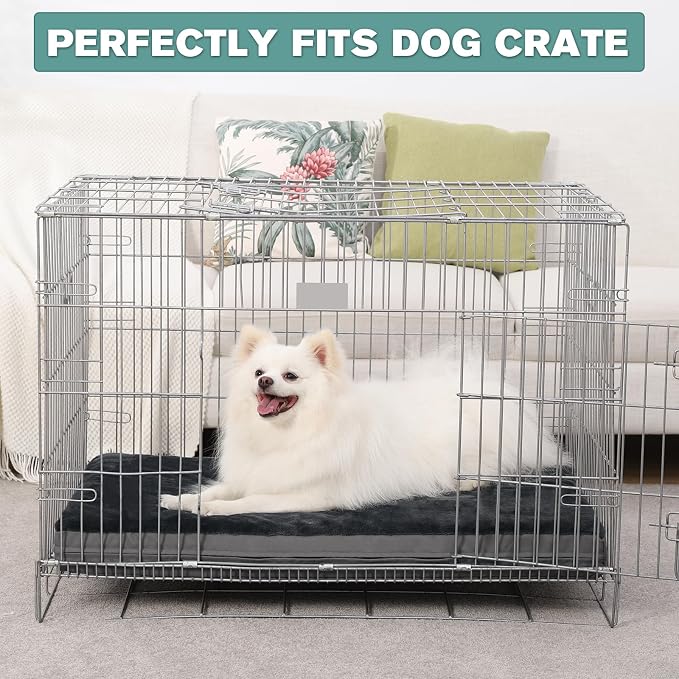 Vonabem Waterproof Small Dog Bed Crate Pad, 24 inch, Orthopedic, Anti-Slip - Image 5