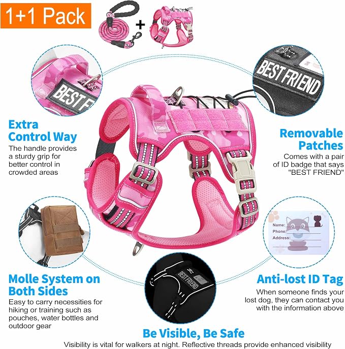 Heavy Duty Tactical Dog Harness - Image 4