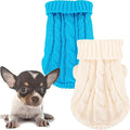 2 Pack Dog Sweaters for Small Dogs, Chihuahua Yorkie Sweater, Dog Clothes for by Kallfirscutie