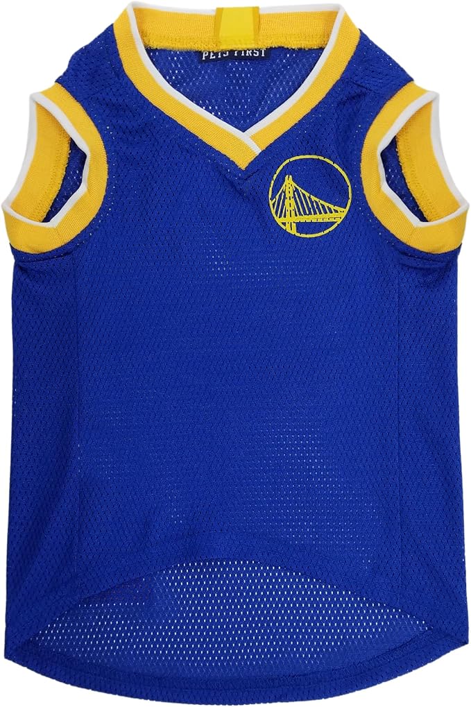 Pets First NBA GOLDEN STATE WARRIORS DOG Jersey, Medium - Image 2