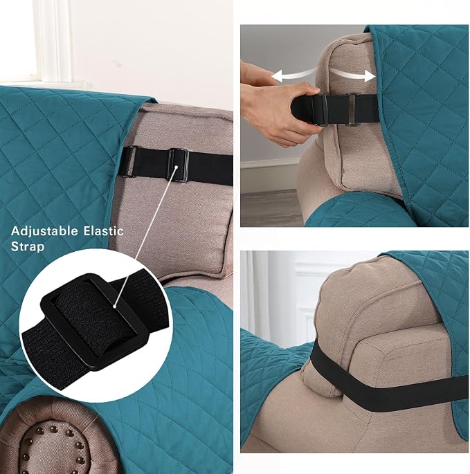 H.VERSAILTEX Sofa Protector for Dogs/Cats/Pets Sofa Covers Slipcover Quilted - Image 4