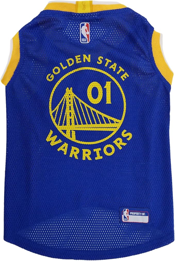 Pets First NBA GOLDEN STATE WARRIORS DOG Jersey, X-Large by PETSFIRST