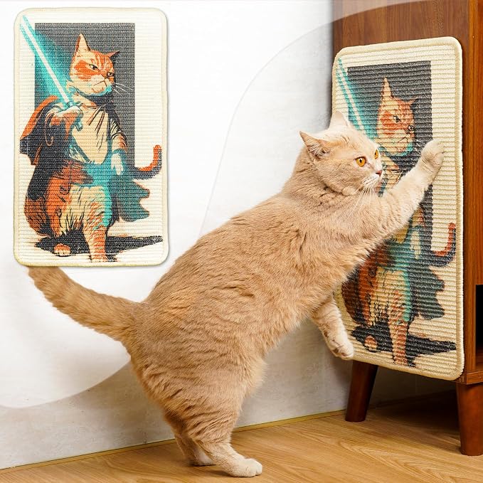 SOLDAY Sisal Cat Wall Scratcher 22x13 inch by Solday