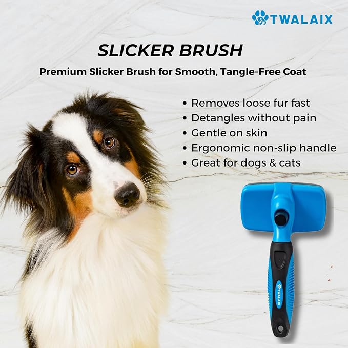 8 in 1 Pet Grooming Kit for Dogs & Cats – Deshedding Brush, Undercoat Rake - Image 2