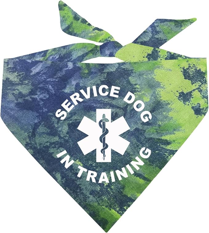 Service Dog in Training Dog Bandana by TeesTails