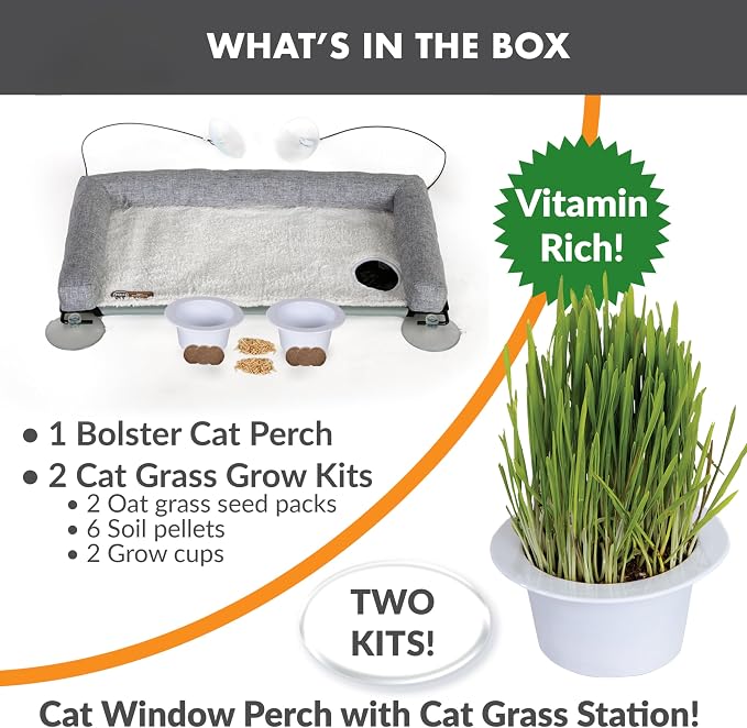 K&H Pet Products EZ Mount Cat Window Perch Deluxe Bolstered Kitty Sill - Image 7