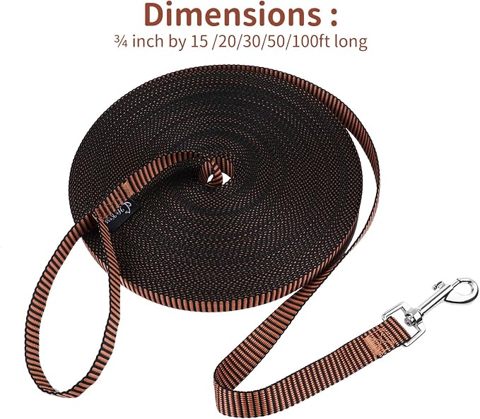 Hi Kiss Dog/Puppy Obedience Recall Training Agility Lead - 15ft 20ft 30ft 50ft - Image 4