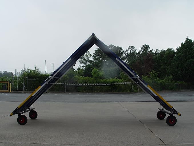 Rubber Surface Dog Agility 7' A-Frame, On-Wheel Interface Ready - Image 3