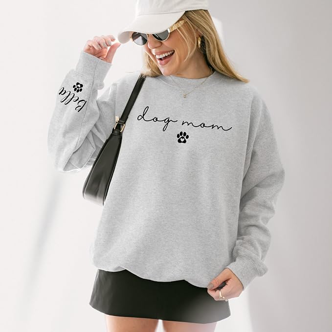 moonloom Dog Mom Sweatshirt, Animal Lover Gift, Custom crewneck - Image 2