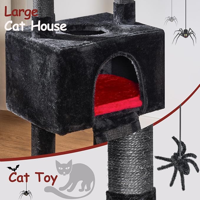 BEWISHOME Cat Tree Tower for Indoor Gothic Cat Trees - Image 6