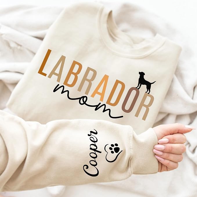 Personalized Dog Sweatshirt for Pet Lovers, Custom Name Crewneck, Cozy Gift for - Image 4