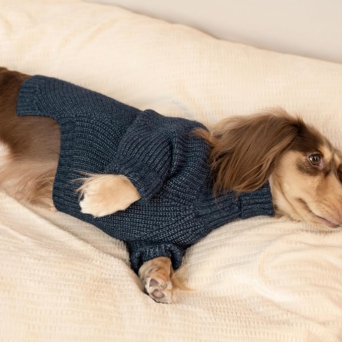 Fitwarm Turtleneck Knit Dog Sweater, Thermal Dog Winter Clothes - Image 4