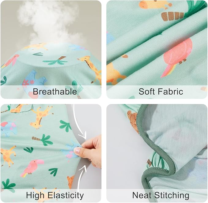 Bienbee Dog Pajamas, 4 Pack Dog Recovery Suit Shedding Suit Cute Soft Puppy - Image 5