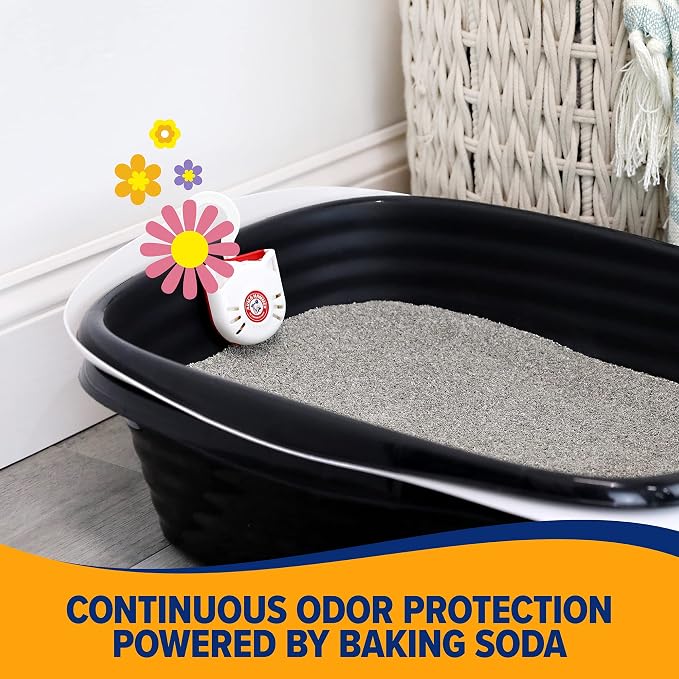 Arm & Hammer Cat Litter Pan Purrifying Pak, Removeable 30 Day Litter Box - Image 3