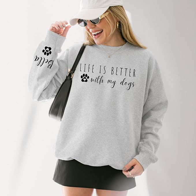 moonloom Dog Mom Sweatshirt, Animal Lover Gift, Custom crewneck - Image 5