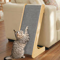 PETKARAY L Shape Cat Scratcher, Sisal Kitty Scratching Ramp, Vertical Scratch by PETKARAY