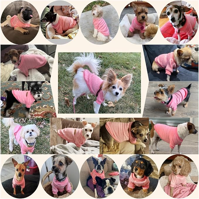 Jecikelon Dog Clothes Dogs Sweater Soft Puppies Clothing Winter Puppy Sweaters - Image 4