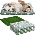 VitalCozy 4 Pcs Dog Crate Pads, Ultra Soft Warm Washable Anti-Slip Kennel Bed by VitalCozy