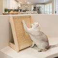 PETKARAY Sisal Cat Scratcher Ramp, L Shaped Scratching Post and Scratch Pad by PETKARAY