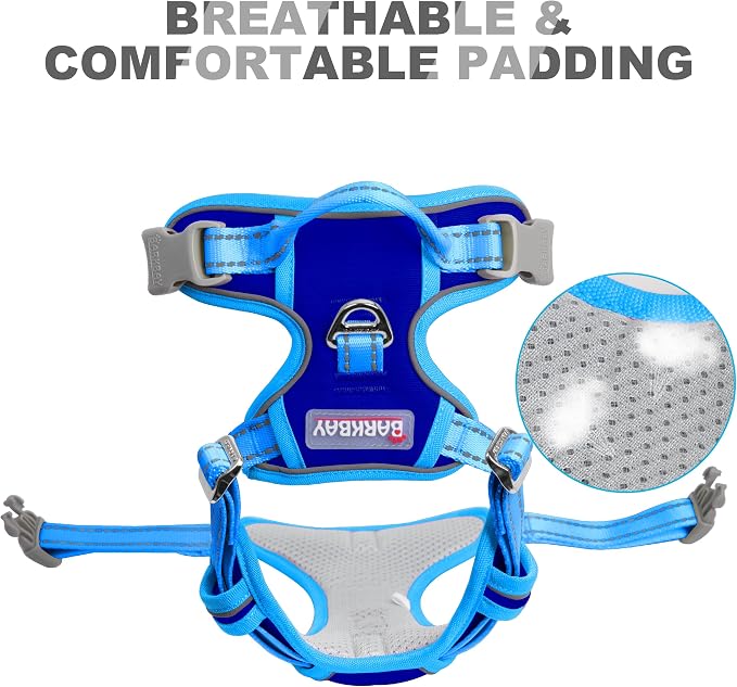 BARKBAY No Pull Dog Harness Front Clip Heavy Duty Reflective Easy Control Handle - Image 7