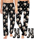 MyPupSocks Customized Face Pajamas Pants Sleep Bottoms by MyPupSocks