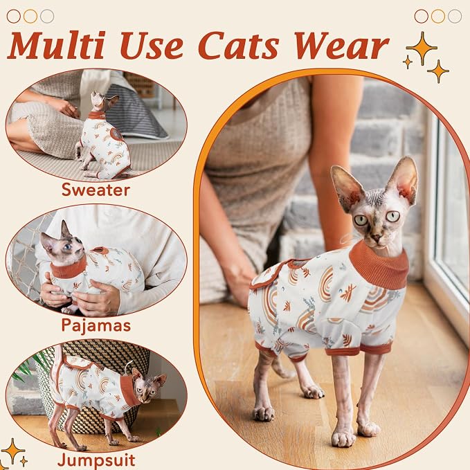 DENTRUN Cat Surgery Recovery Suit Female Male Soft Onesie, Kitten Surgical - Image 6